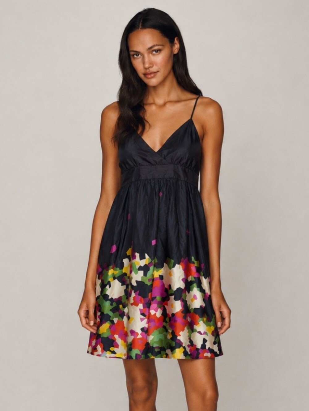 Theory Leene Silk Babydoll Dress